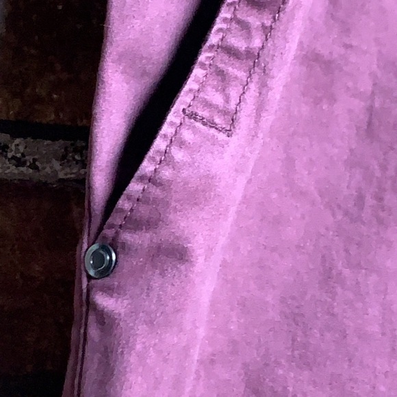 Men’s burgundy elastic waist paints xl  from split - Picture 6 of 17